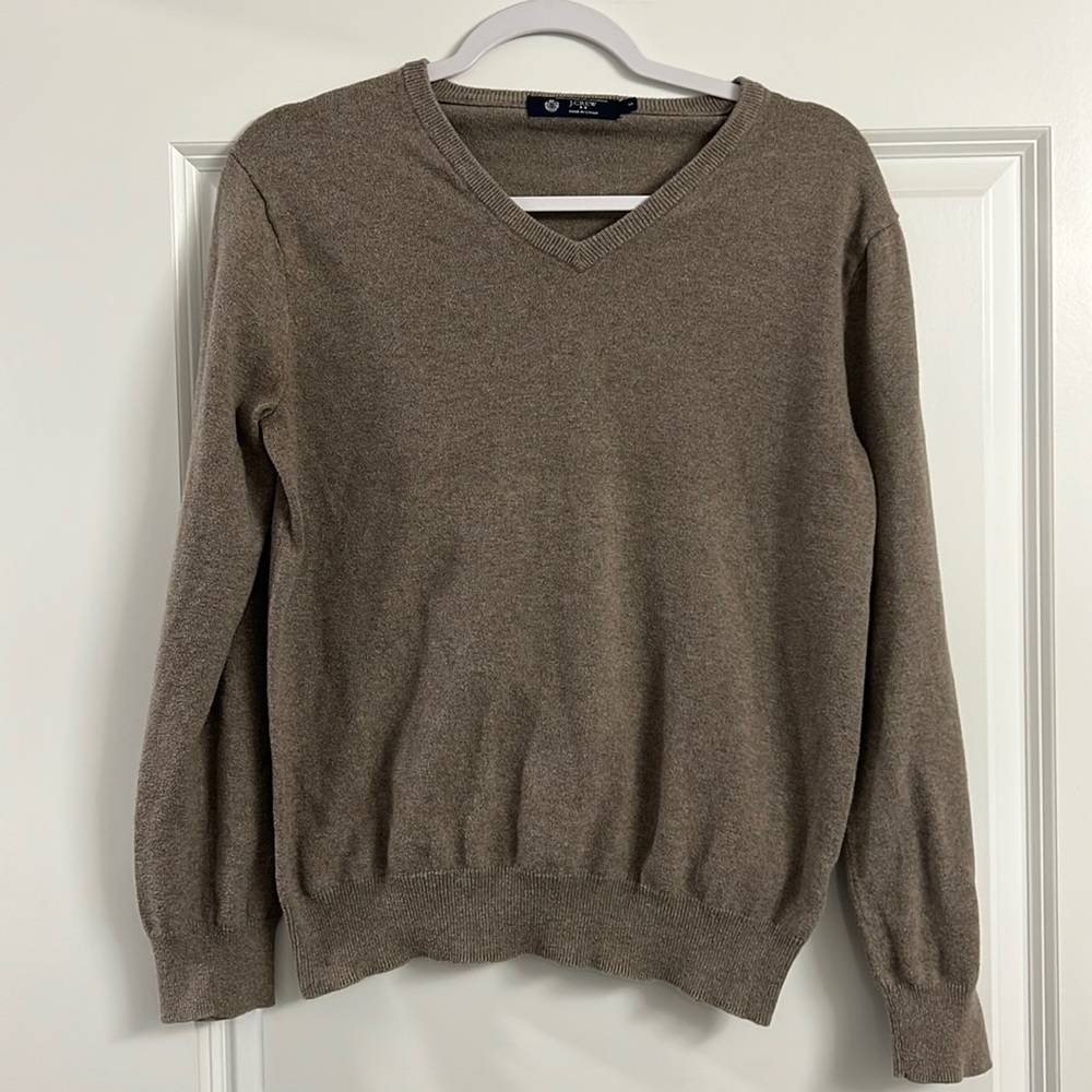 Jcrew Vneck cotton & cashmere